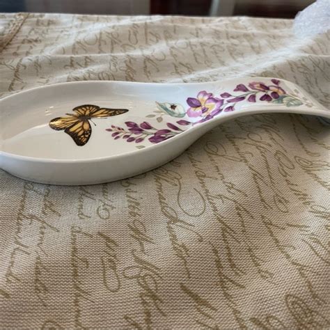 spoon rest lenox|lenox butterfly meadow spoon.